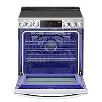 6.3 Cu. Ft. Stainless Smart InstaView® Electric Slide-In Range with Air Fry - OPEN BOX