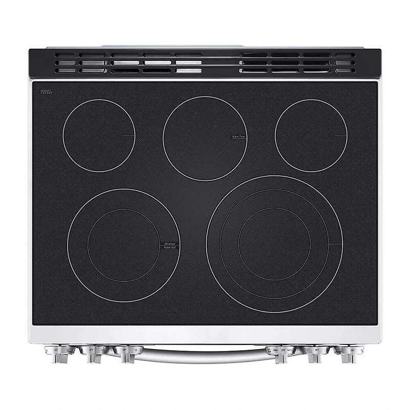 6.3 Cu. Ft. Stainless Smart InstaView® Electric Slide-In Range with Air Fry - OPEN BOX