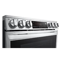 6.3 Cu. Ft. Stainless Smart InstaView™ Electric Slide-in Range with Air Fry - OPEN BOX
