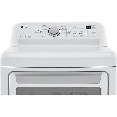 7.3 Cu. Ft. White Top Load High Efficiency Electric Dryer with Sensor Dry - OPEN BOX