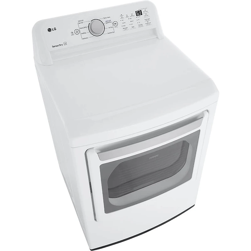 7.3 Cu. Ft. White Top Load High Efficiency Electric Dryer with Sensor Dry - OPEN BOX
