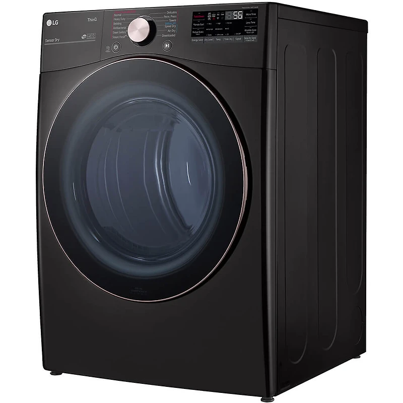 7.4 Cu. Ft. Black Steel Ultra Large Capacity Smart Front Load Gas Dryer