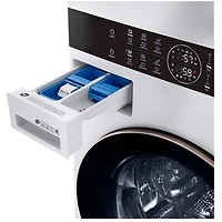 Front Load White Stacked Unit with 4.5 cu. ft. Washer & 7.4 cu. ft. Dryer