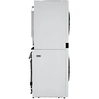 Front Load White Stacked Unit with 4.5 cu. ft. Washer & 7.4 cu. ft. Dryer