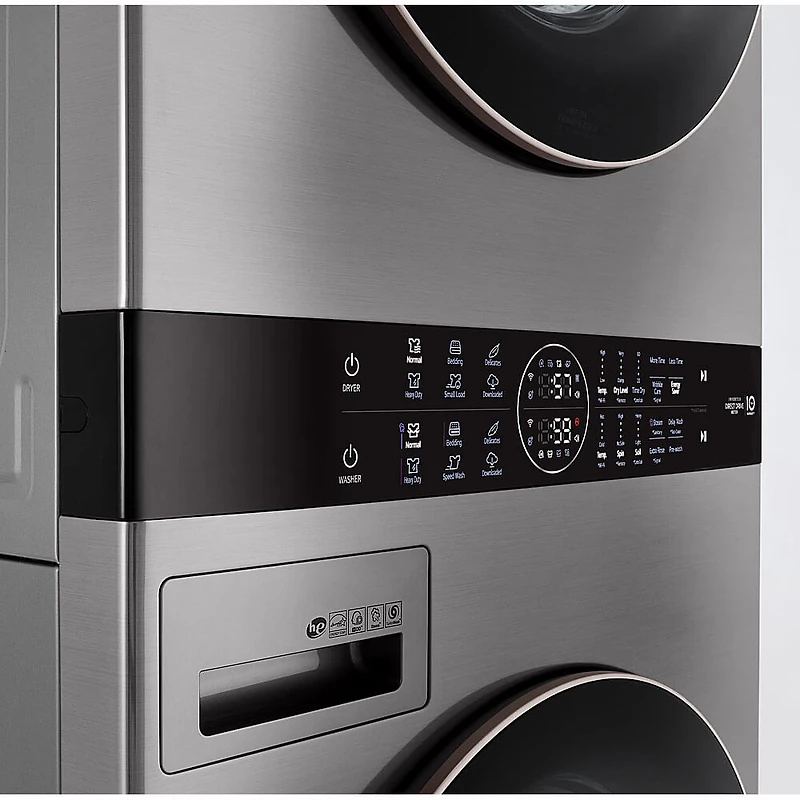 Graphite Steel Front Load WashTower™ with Center Control™