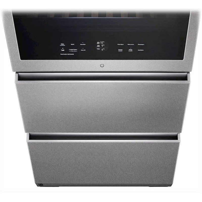 15 Cu. Ft. Stainless Smart InstaView® Wine Cellar Refrigerator