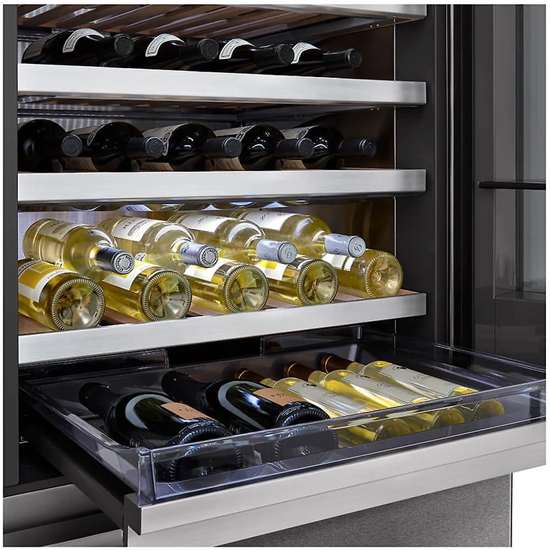 15 Cu. Ft. Stainless Smart InstaView® Wine Cellar Refrigerator