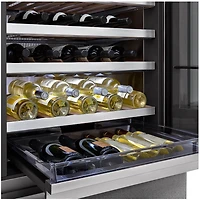 15 Cu. Ft. Stainless Smart InstaView® Wine Cellar Refrigerator