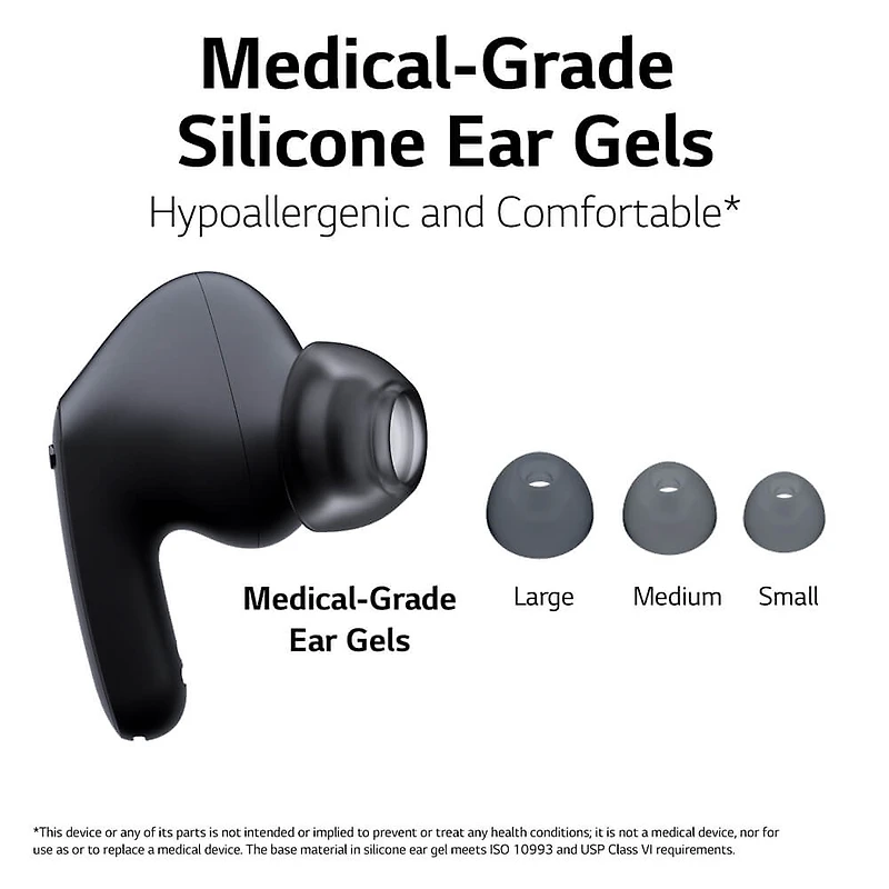 Tone Free FP5 - Enhanced Active Noise Cancelling Bluetooth Earbuds - Black - OPEN BOX