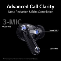 Tone Free FP5 - Enhanced Active Noise Cancelling Bluetooth Earbuds - Black - OPEN BOX