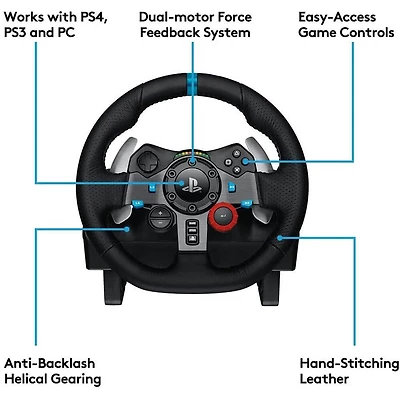 G29 Driving Force Racing Wheel For Playstation 5, Playstation 4 & PlayStation 3