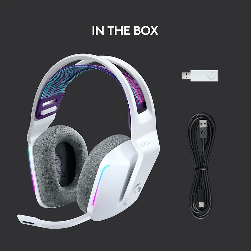 G733 Lightspeed Wireless RGB Gaming Headset