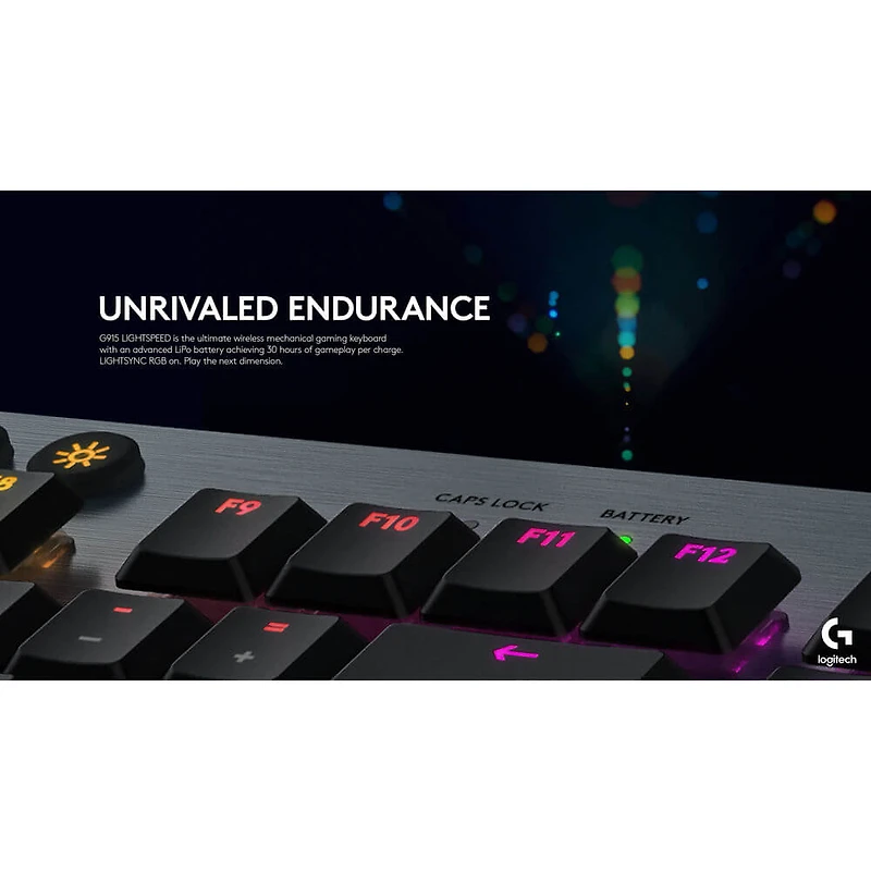 G915 Lightspeed Wireless RGB Mechanical Gaming Keyboard