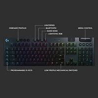 G915 Lightspeed Wireless RGB Mechanical Gaming Keyboard
