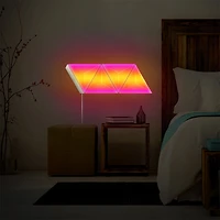 PRISM – Smart Modular 3D LED Art Panels, 4 Panel Starter Kit - OPEN BOX