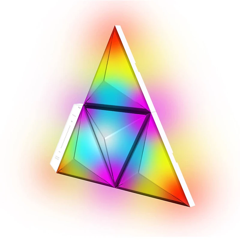 PRISM – Smart Modular 3D LED Art Panels, 4 Panel Starter Kit - OPEN BOX