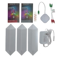 Smart Modular 3D LED Art Panels, 3 Panel Starter Kit