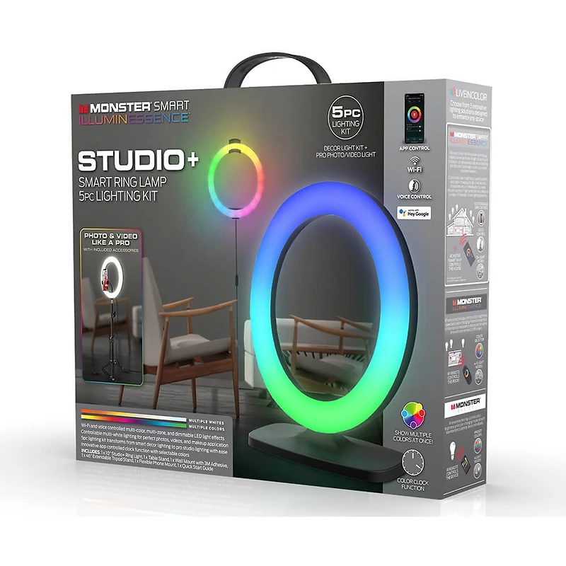 Studio+ Smart Ring Lamp and LED Vlogging Kit