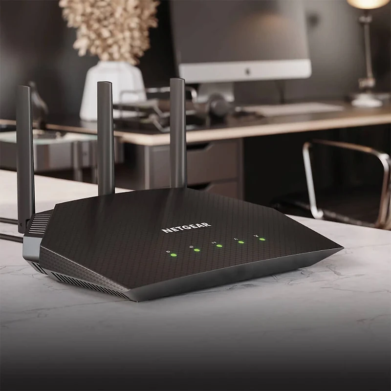4-Stream Dual-Band WiFi 6 Router with NETGEAR Armor™ & NETGEAR Smart Parental Controls™ - OPEN BOX