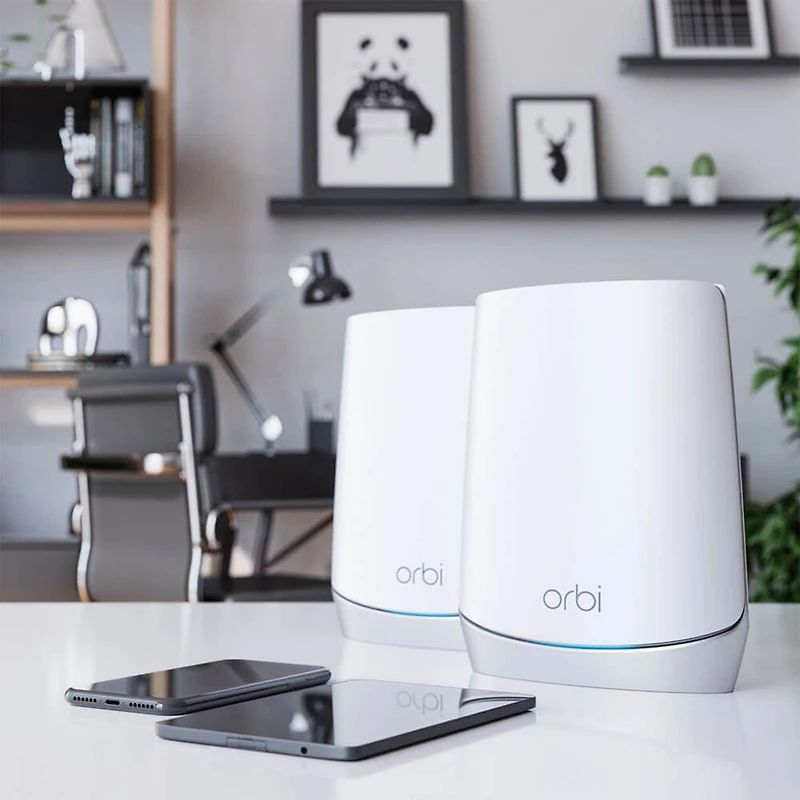Orbi AX4200 Wireless Tri-Band Mesh Wi-Fi 6 System, Router + 1 Satellite