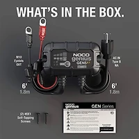 12V 1-Bank, 5-Amp On-Board Battery Charger