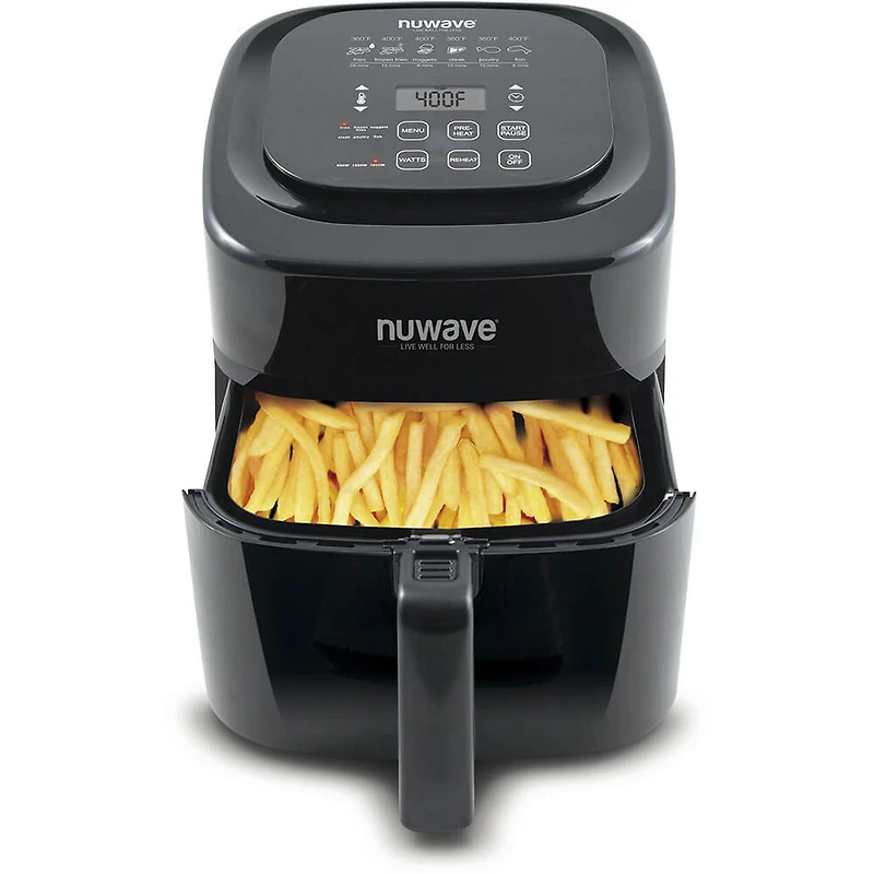 6-Qt. Digital Air Fryer, Black