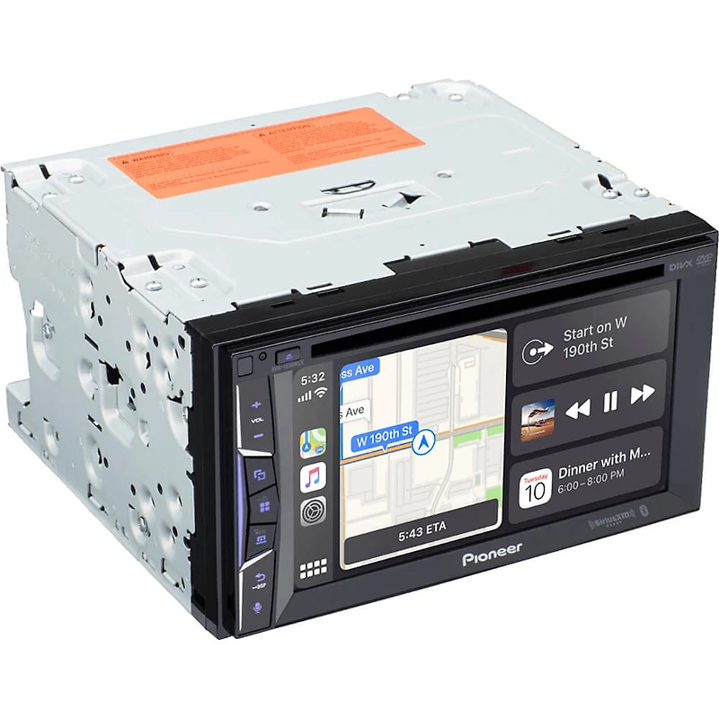 6.2 inch Amazon Alexa, Apple CarPlay™, Bluetooth®, SiriusXM-Ready™ Multimedia DVD Receiver