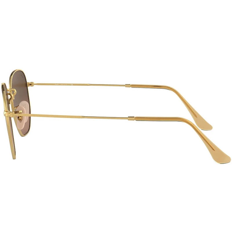 Hexagonal Arista Brown Gradient Grey Crystal