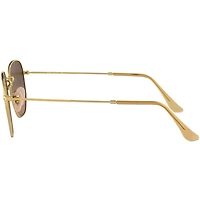 Hexagonal Arista Brown Gradient Grey Crystal 