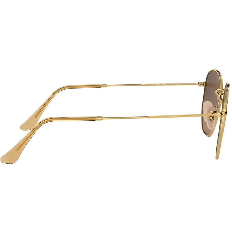 Hexagonal Arista Brown Gradient Grey Crystal