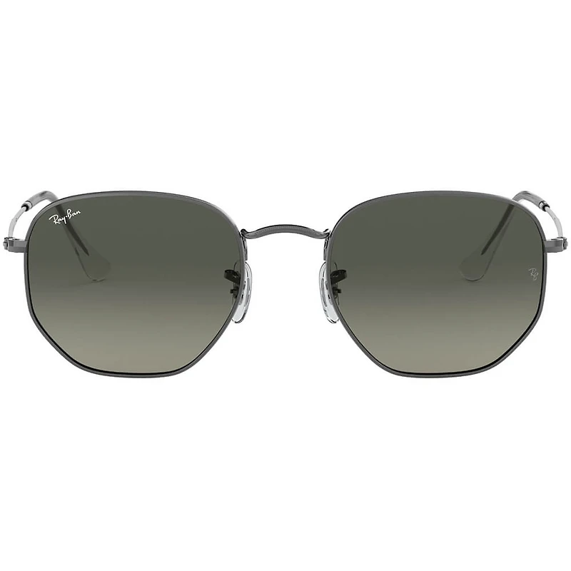 Hexagonal Gunmetal Light Grey Gradient Dark Grey Crystal