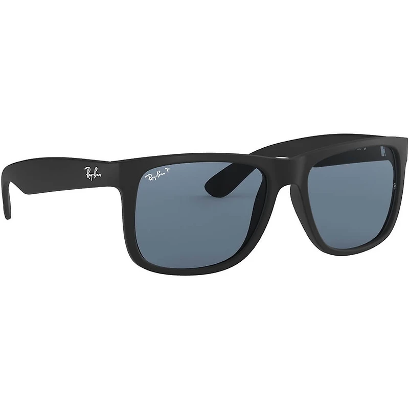 Justin Rubber Black Dark Blue Plastic Polarized