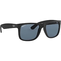 Justin Rubber Black Dark Blue Plastic Polarized