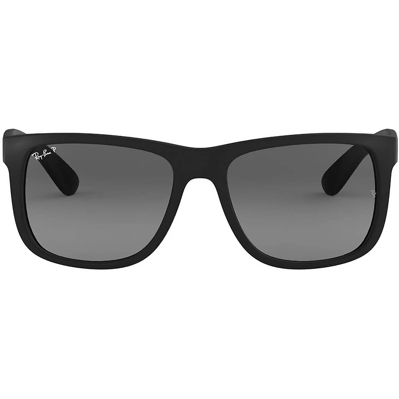 Justin Rubber Black Light Grey Gradient Grey Plastic Polarized