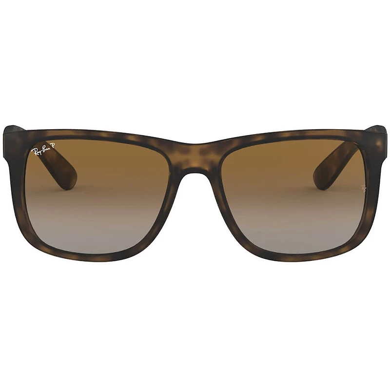 Justin Rubber Havana Grey Gradient Brown Plastic Polarized