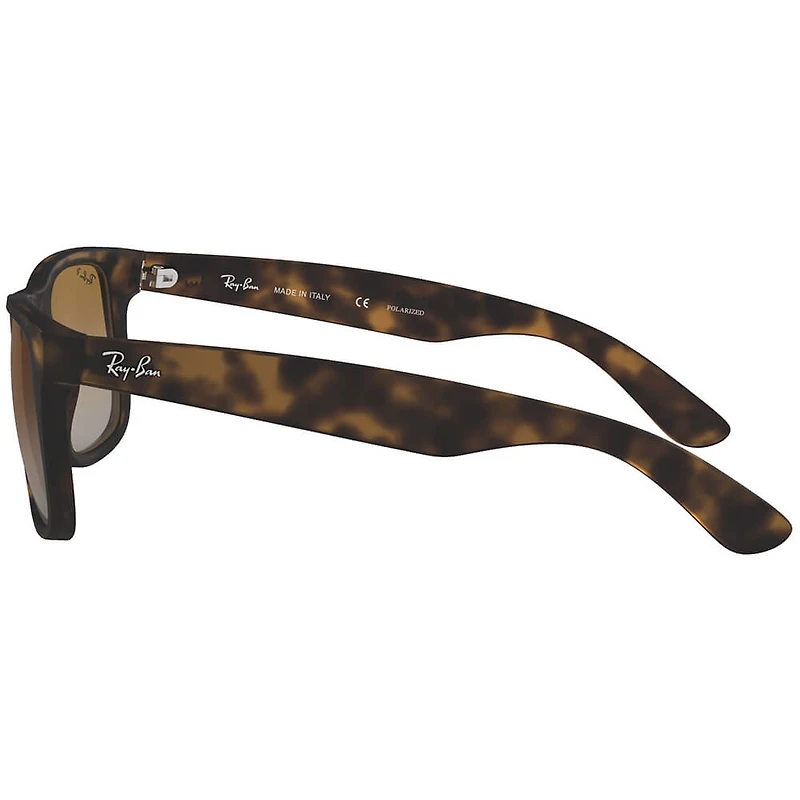 Justin Rubber Havana Grey Gradient Brown Plastic Polarized