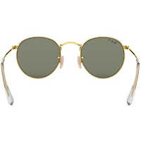 Round Metal Arista Green Crystal Polarized