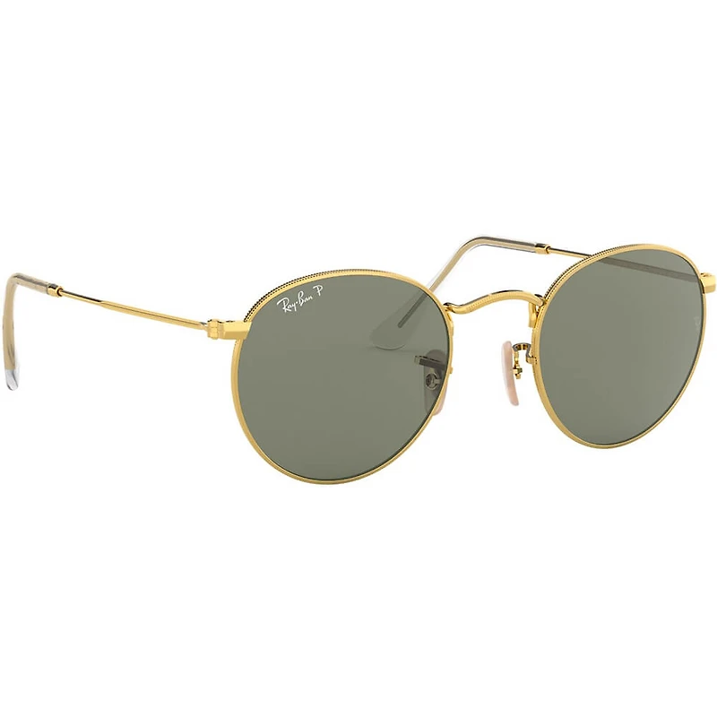 Round Metal Arista Green Crystal Polarized