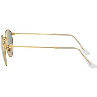 Round Metal Arista Green Crystal Polarized