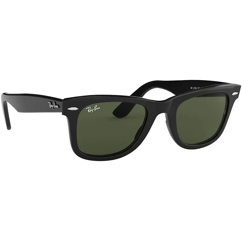 Wayfarer Black G-15 Green Crystal