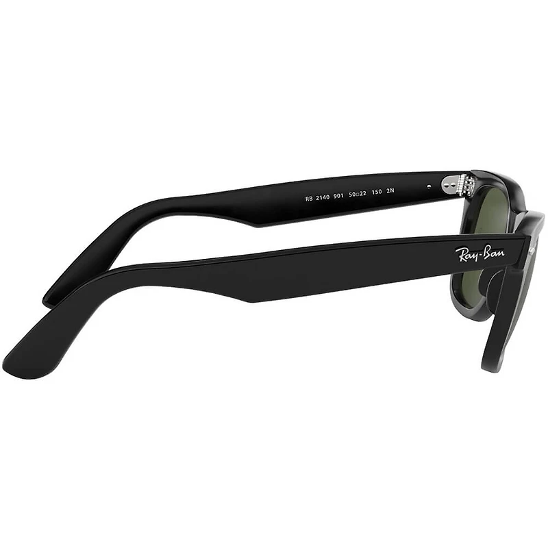 Wayfarer Black G-15 Green Crystal