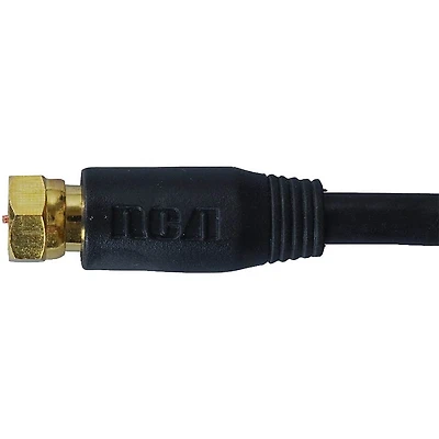 12ft. Black RG6 Coaxial Cable
