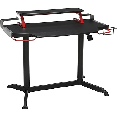 3000 Computer Red Ergonomic Height Adjustable Gaming Desk - OPEN BOX