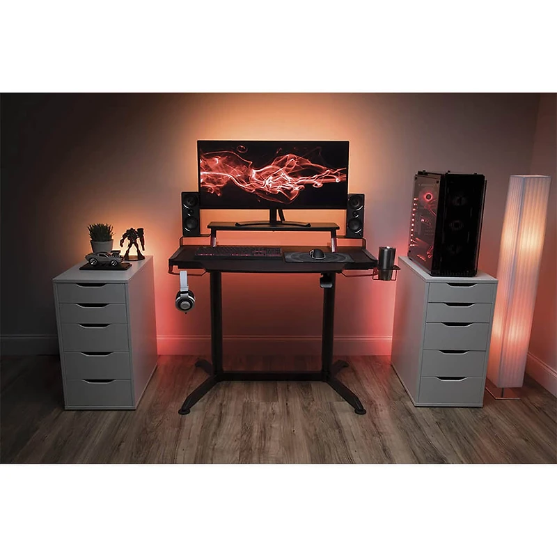 3000 Computer Red Ergonomic Height Adjustable Gaming Desk - OPEN BOX