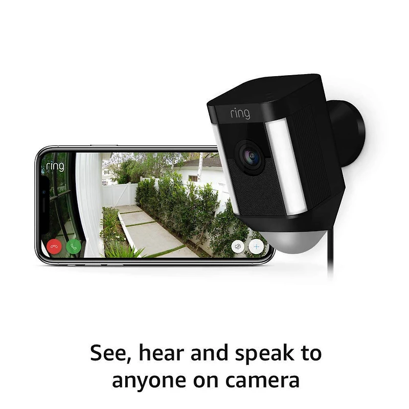 Spotlight Camera Wired - Black - OPEN BOX