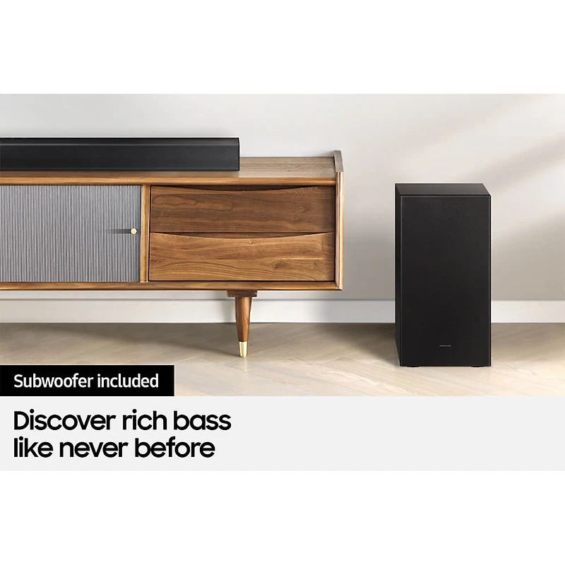 2.1-Channel Soundbar System OPEN BOX