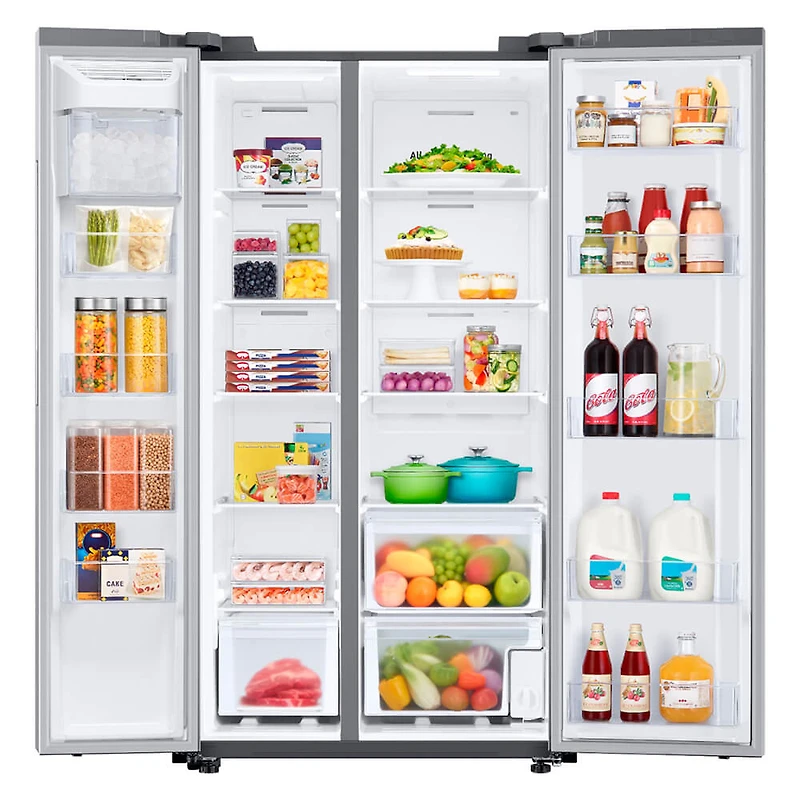 28 Cu. Ft. Stainless Steel Side-by-Side Smart Refrigerator