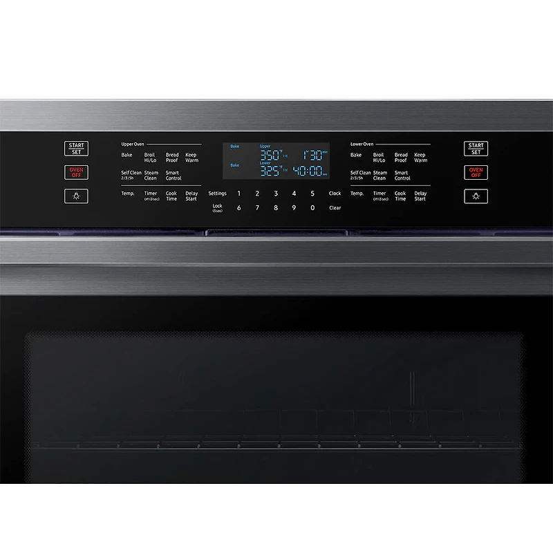 30 inch Black Stainless Double Electric Wall Oven