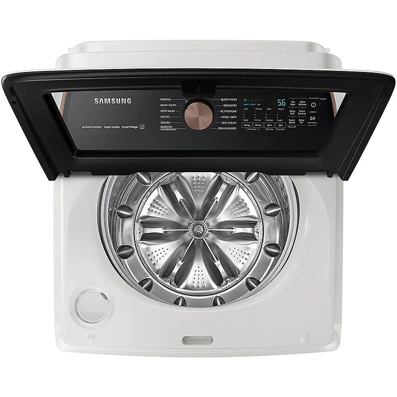 5.5 Cu. Ft. Ivory Smart HE Top Load Washer With Super Speed Wash