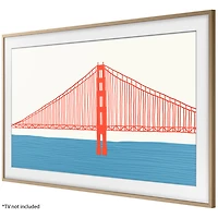 inch The Frame Customizable Bezel In Modern Teak